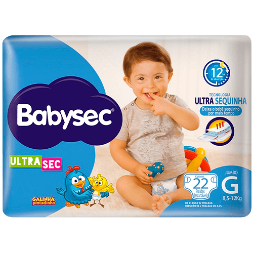 FRALDA INFANTIL BABY SEC JUMBO G