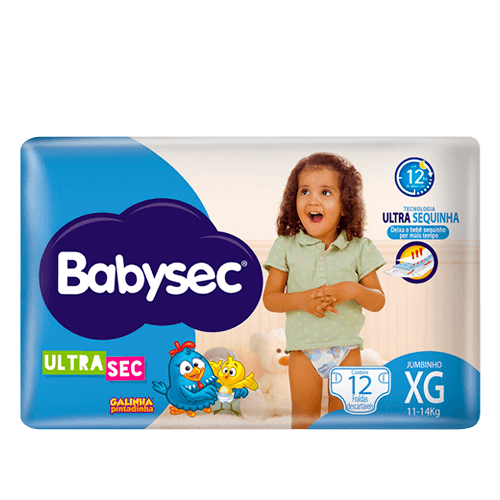 FRALDA INFANTIL BABY SEC JUMBINHO XG