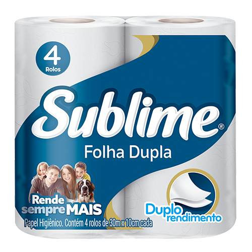 Papel Higiênico Sublime Folha Dupla