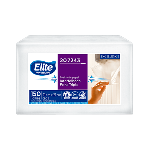 Papel Toalha Interfolhado Elite Excellence Folha Tripla