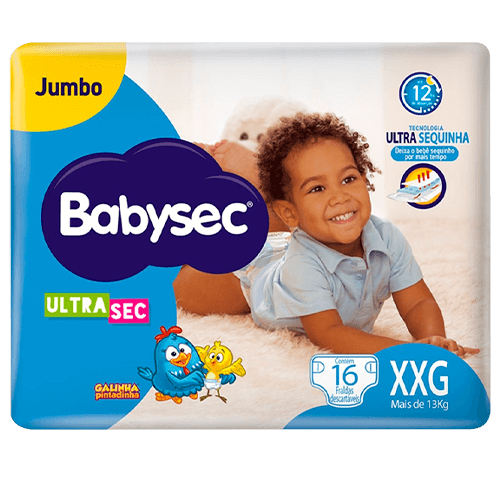 FRALDA BABYSEC ULTRA JUMBO XXG